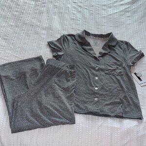Nine West Gray Pajama Set Small NWT